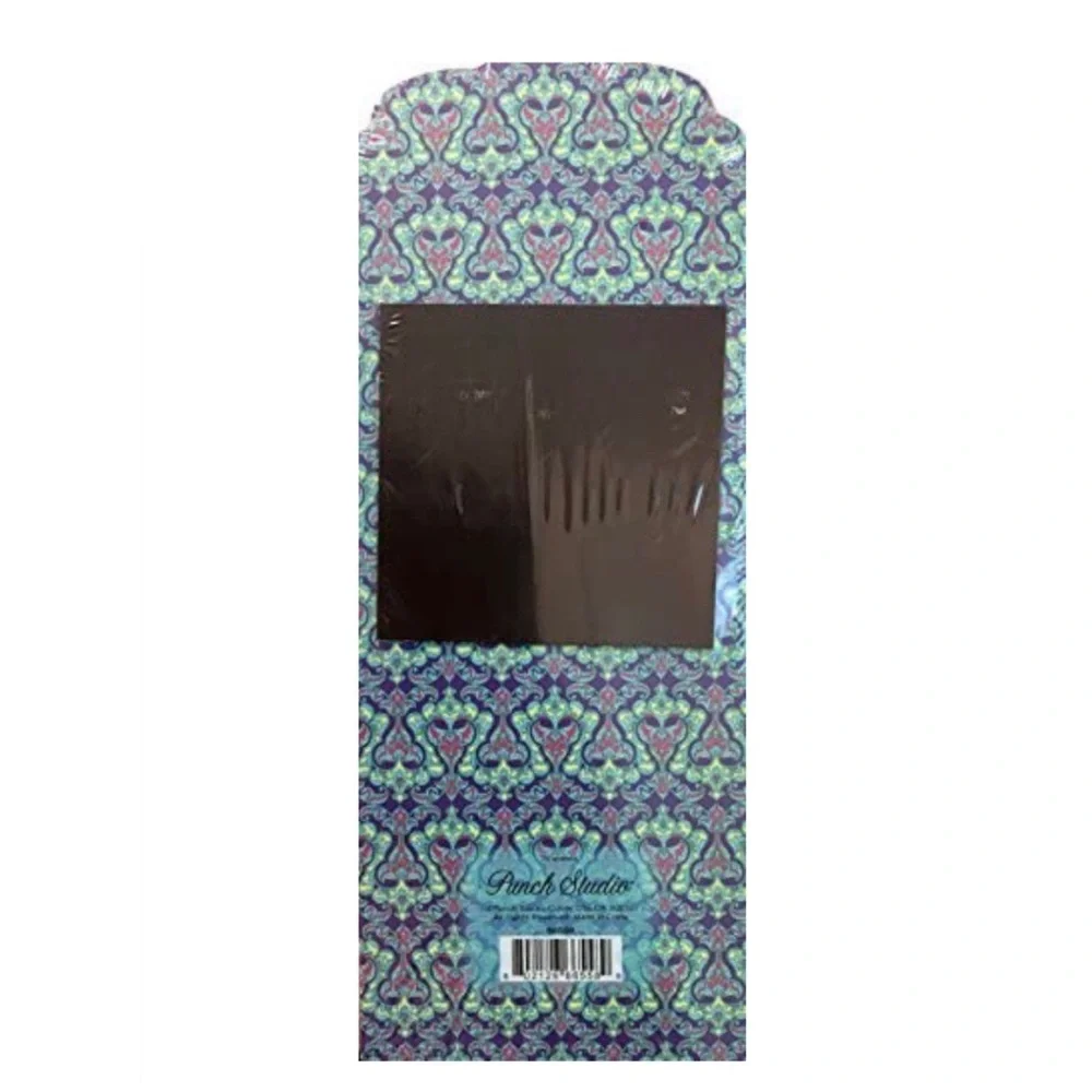 Punch Studio Gem and Glitter Embellished Die-Cut List Pad ~ Peacock Wreath 66558